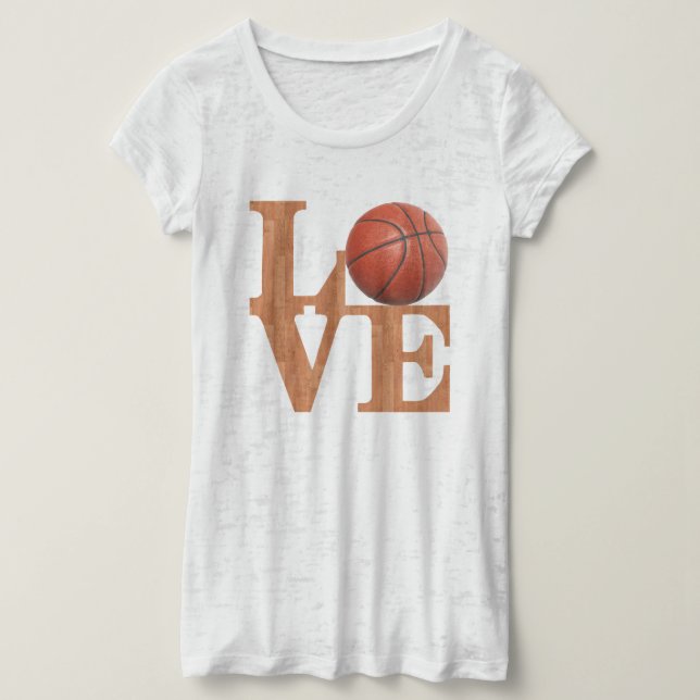 Camiseta Love Basketall (Frente do Design)