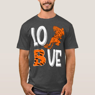 Camiseta Love Bengals Tiger for Valentine Day