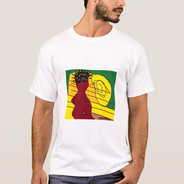 Camiseta Love Black Hair por jason lofters (Frente)