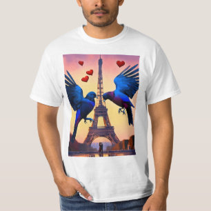 Camiseta Love Blooms: T-Shirt Dia de os namorados