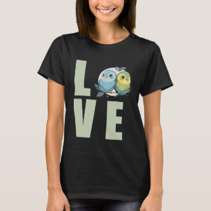 Camiseta Love Budget Mãe Bugerigar Parakeet Bird 19