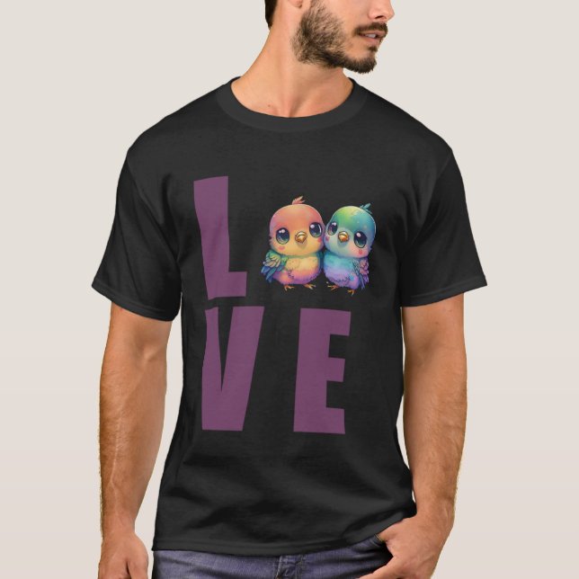 Camiseta Love Budget Mãe Bugerigar Parakeet Bird 5 (Frente)