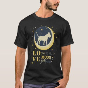 Camiseta Love Bull Terrier To Moon
