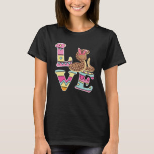 Camiseta Love Bunny Ball Python Ovos Caçando Felz pascoa D