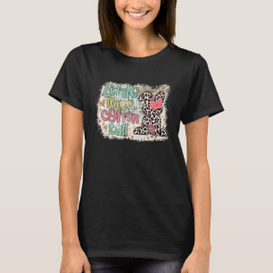 Camiseta Love Bunny Little Miss Cotton Tail Leopard Skin Bu