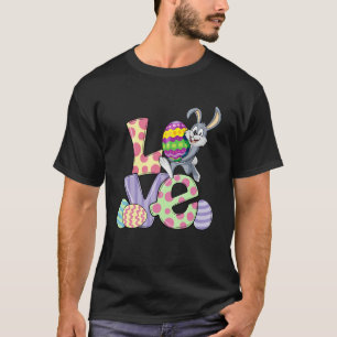 Camiseta Love Bunny Rabbit Pastel Primavera Hunt Ovos Coelh