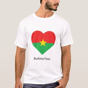 Camiseta Love Burkina faso