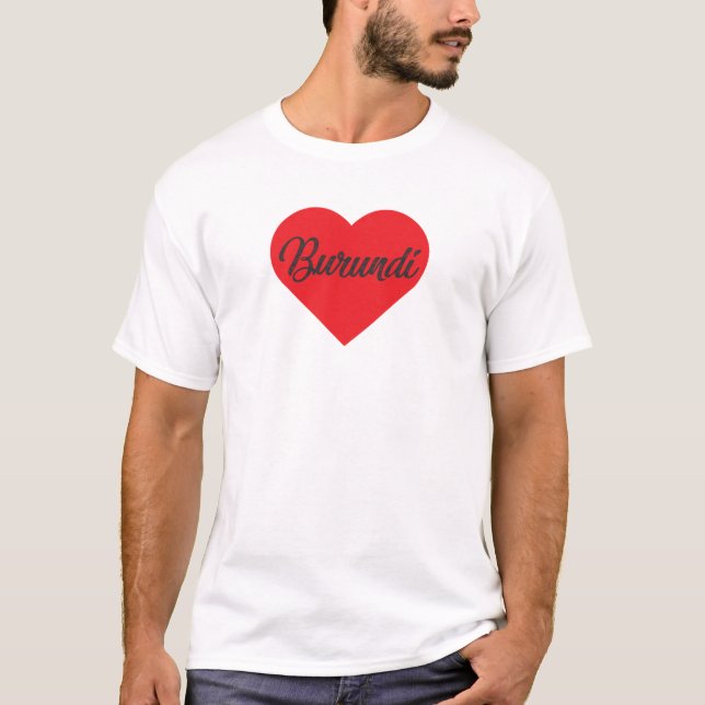 Camiseta Love Burundi (Frente)