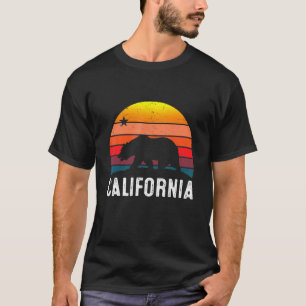Camiseta Love California Retro Vintage Cali Pride Bear Suns