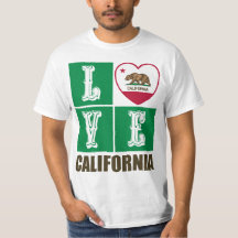 Love California State Flag Hearde Pride