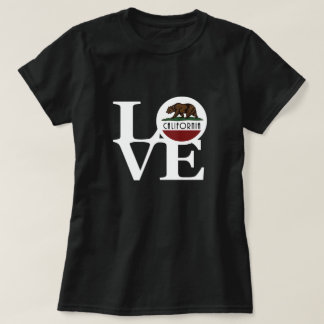 Camiseta LOVE California (texto em branco)