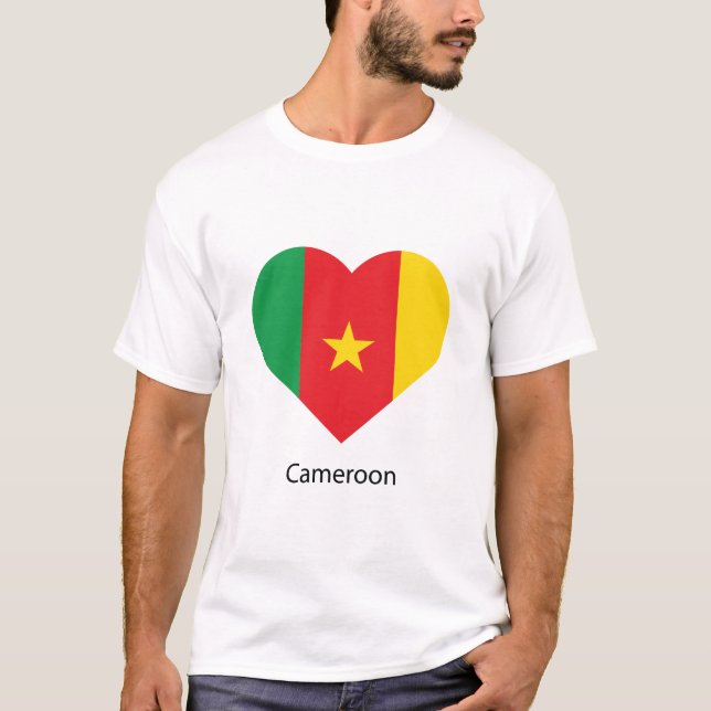 Camiseta Love Cameroon (Frente)
