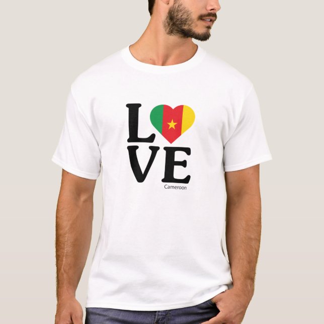 Camiseta Love Cameroon (Frente)