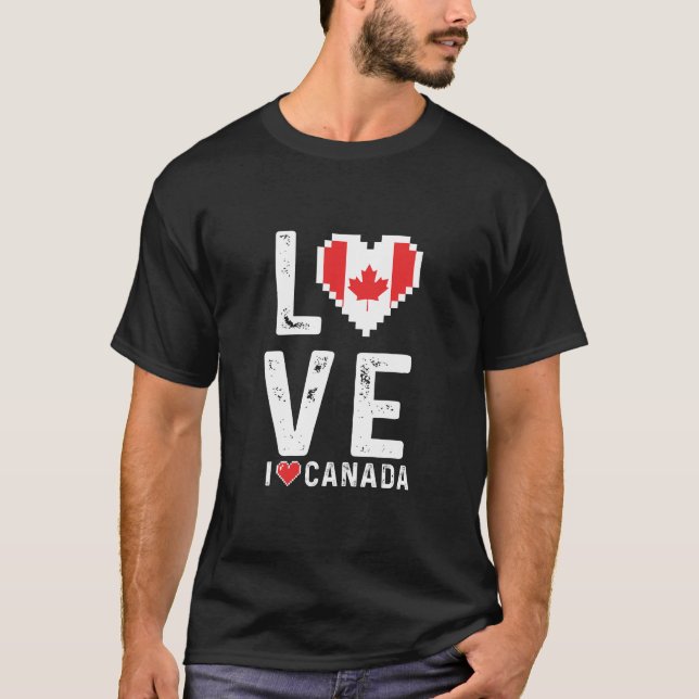 Camiseta Love Canada (Frente)