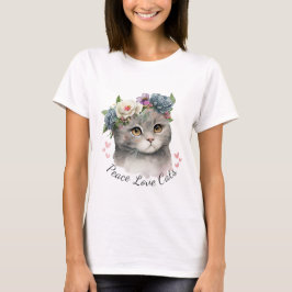 Camiseta Love Cat Girl