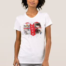 Camiseta Love Cat Photo T-Shirt HAMbyWG