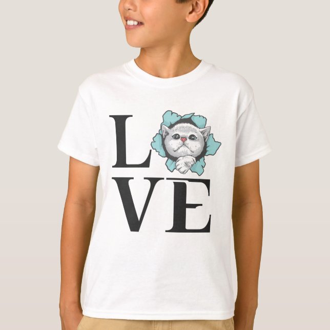 Camiseta Love Cats (Frente)