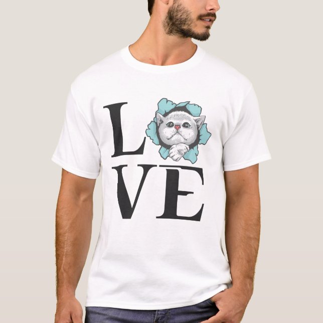 Camiseta Love Cats (Frente)