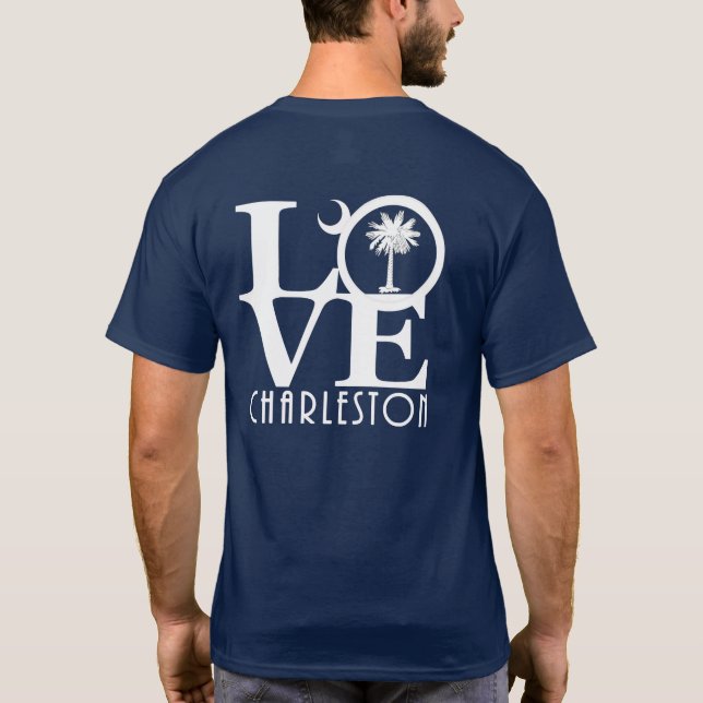 Camiseta LOVE Charleston Carolina do Sul (Verso)