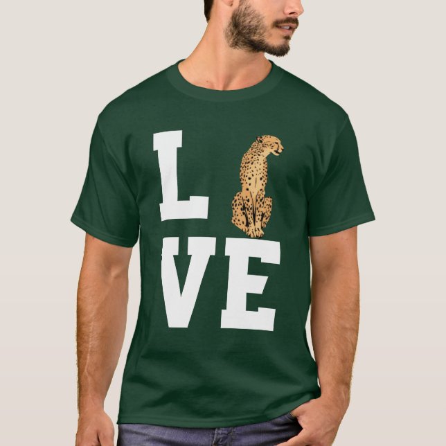 Camiseta Love Cheetah boy (Frente)