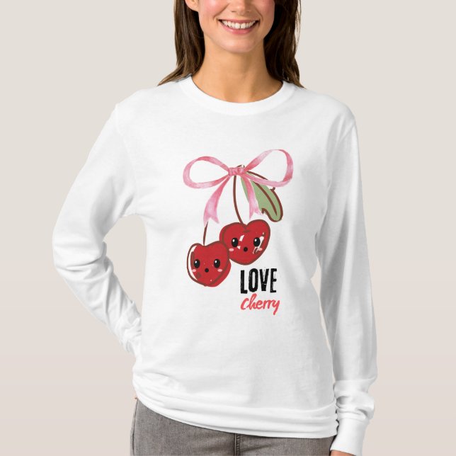 CAMISETA LOVE CHERRY (Frente)