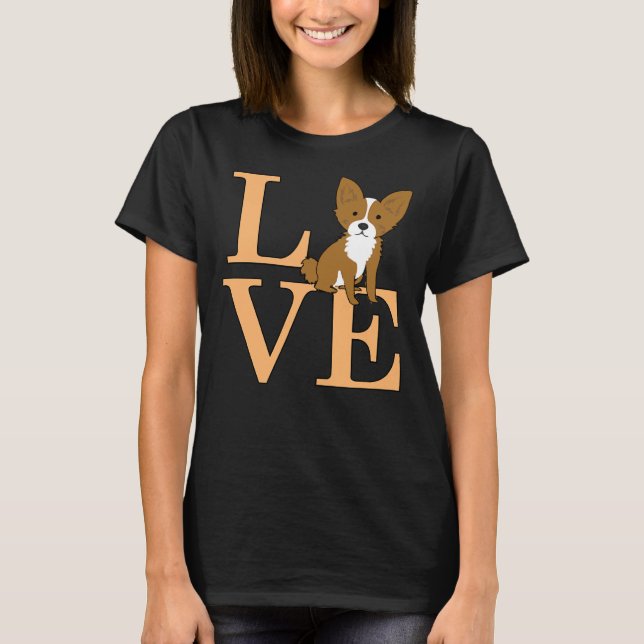 Camiseta Love Chihuahua (Frente)
