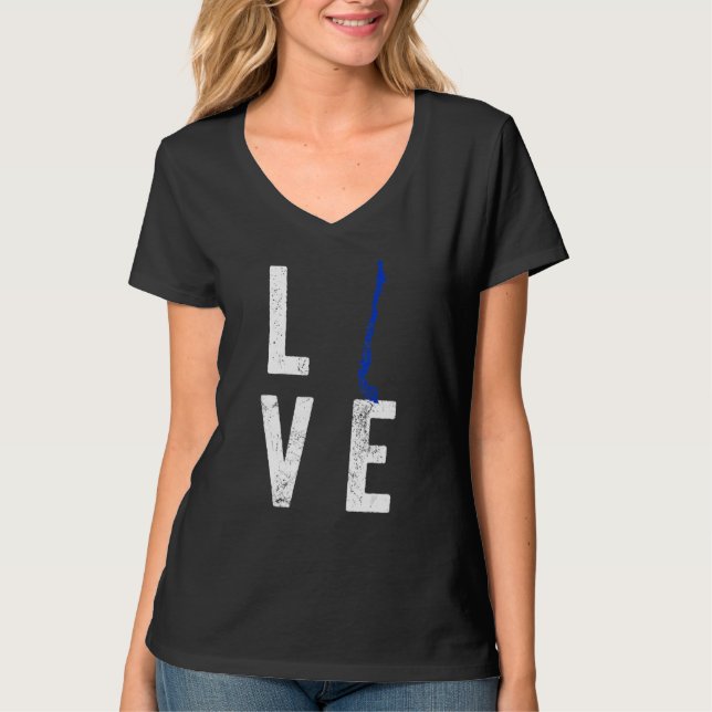 Camiseta Love Chile Map Chileno National Day Fiestas Patria (Frente)