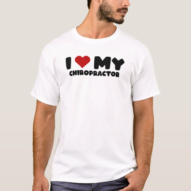 Camiseta Love Chiropractor Fathers Day Chiropractor670 (Frente)