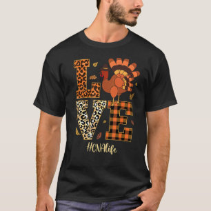 Camiseta Love CNA Enfermeira Vida Ação de Graças outono