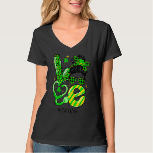 Camiseta Love Cna Laif Enfermeira Enfermeira Engraçada Patr