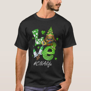 Camiseta Love Cna Life Gnome Syringe St Patrick S Day Proud