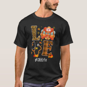 Camiseta Love Cna Life Stethoscope Enfermando Ação de Graça