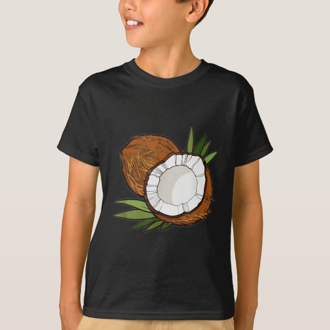 Camiseta Love Coconut Women Shirt Coconut Lovers For Kids A (Frente)