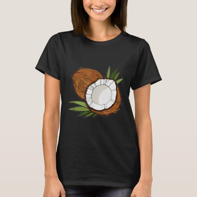 Camiseta Love Coconut Women Shirt Coconut Lovers For Kids A (Frente)