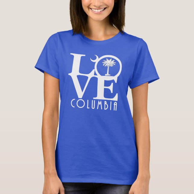 Camiseta LOVE Columbia Carolina do Sul (Frente)