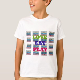 Camiseta Love Comed Play Hakuna Matata Art Impressão