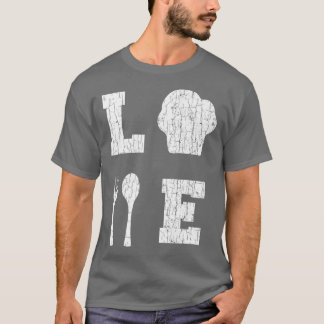 Camiseta Love Cooking Funny Cook Chef GraphicT-Shirt