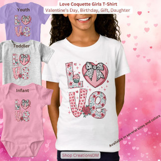 Camiseta Love Coquette Girls
