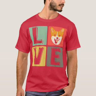 Camiseta Love Corgi Dog Breed Pet Puppy Welsh Lovers