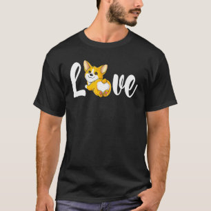 Camiseta Love Corgi Mama Mãe Bumbum Bonita Cachorro Cachorr