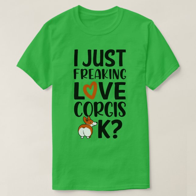 Camiseta Love Corgis 1 (Frente do Design)