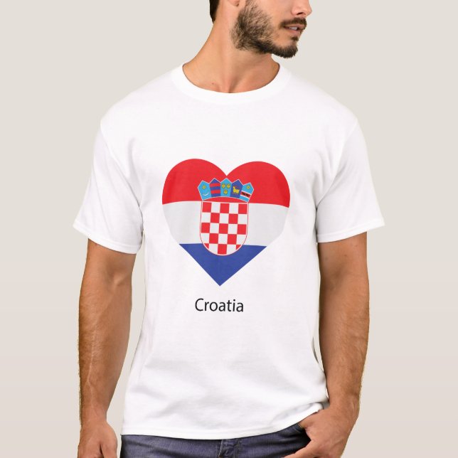 Camiseta Love Croácia (Frente)