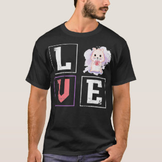 Camiseta Love Cute Hamster