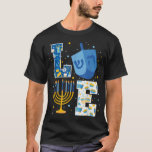 Camiseta LOVE Cute Hanukkah Decorations Dreidel Menorah Cha<br><div class="desc">LOVE Cute Hanukkah Decorations Dreidel Menorah Chanukah</div>