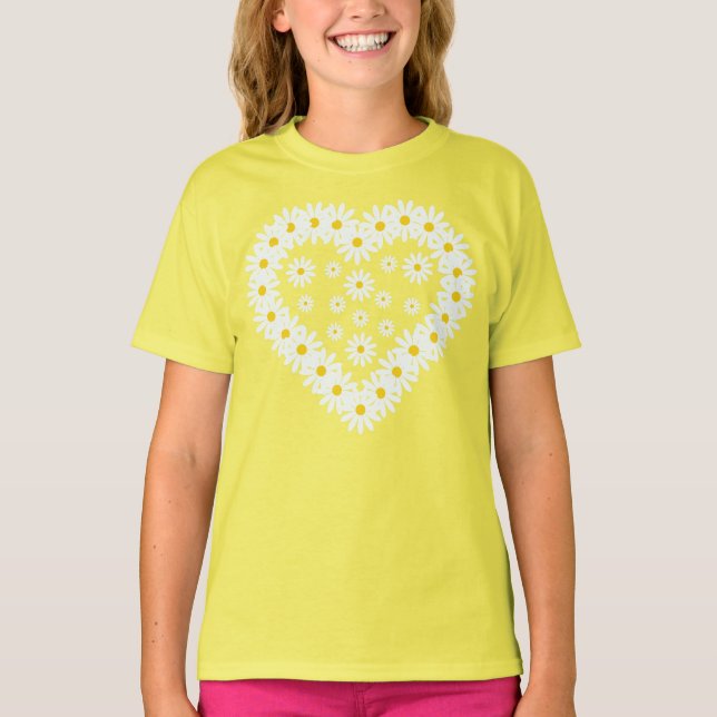 Camiseta Love Daisy Flowers (Frente)