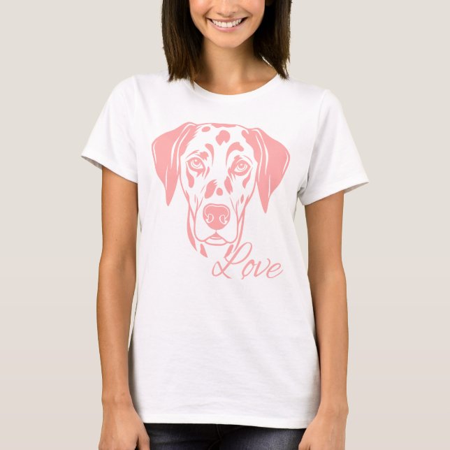 Camiseta Love Dalmata (Frente)