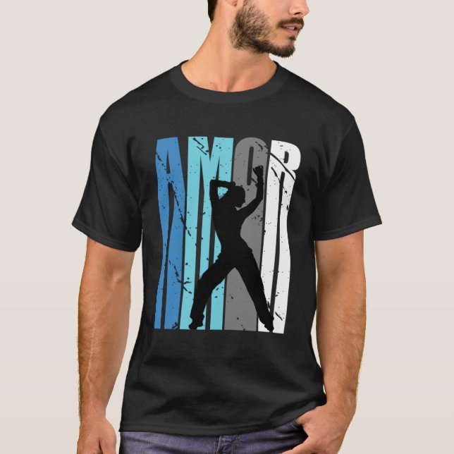 Camiseta Love Dance Motivating Amor Text Words In Retro Vin (Frente)