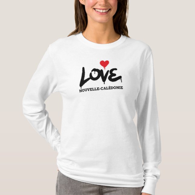 Camiseta Love de Nouvelle-Calédonie (Frente)