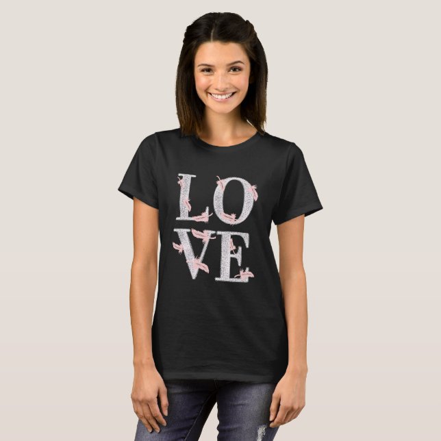 Camiseta LOVE DE Texto (Frente Completa)