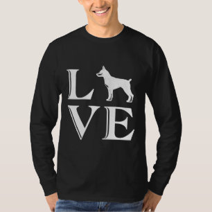 Camiseta Love Dobermans Doberman Parents Doberman Lovers
